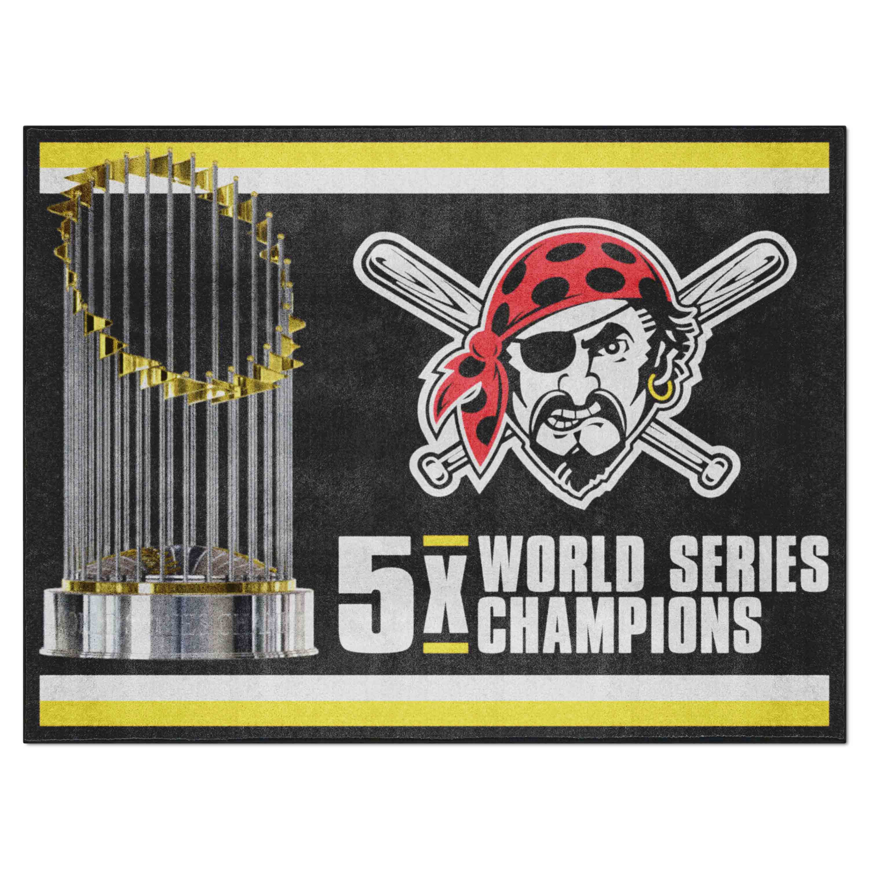 Pittsburgh Pirates Dynasty 8ft. x 10 ft. Plush Area Rug