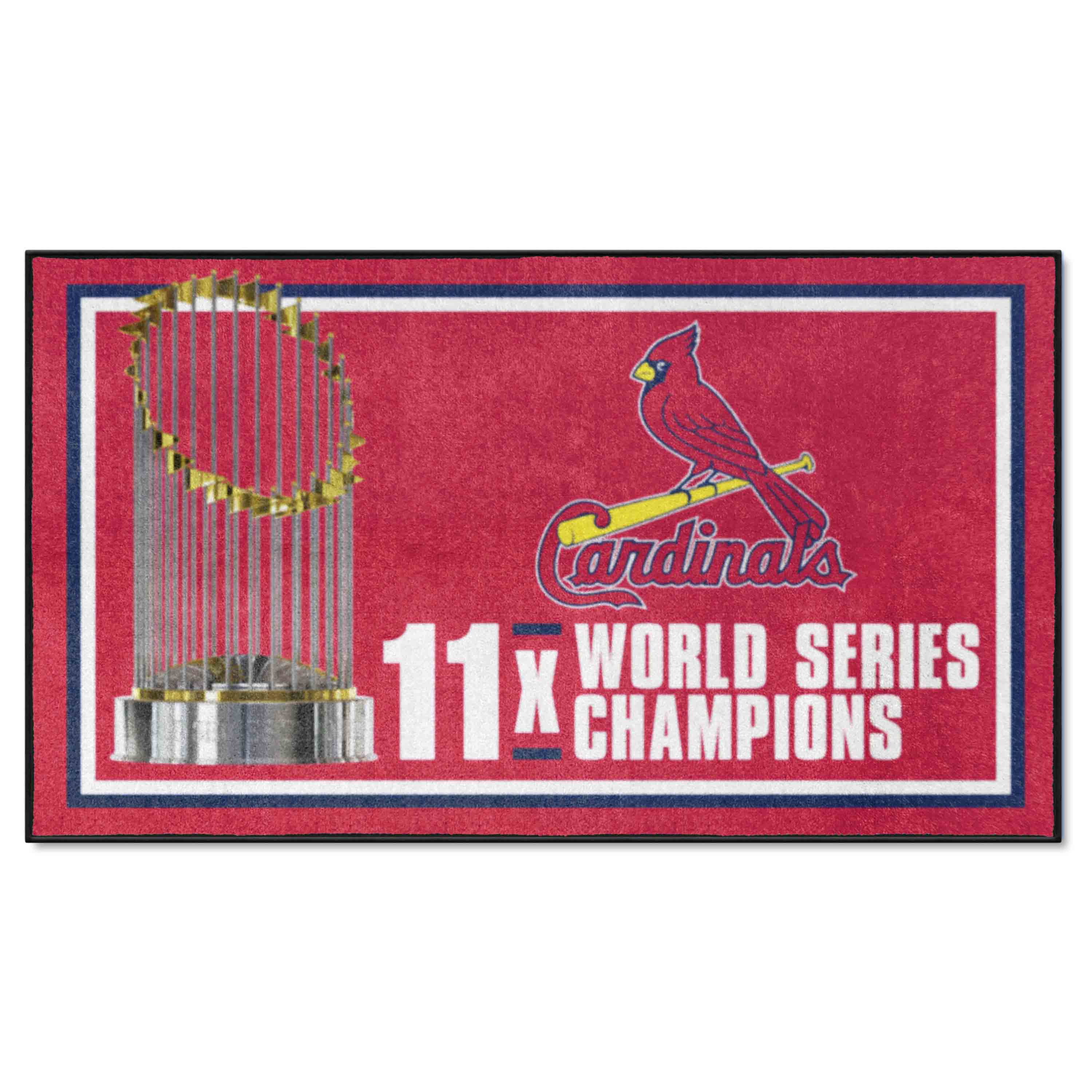 St. Louis Cardinals Dynasty 3ft. x 5ft. Plush Area Rug