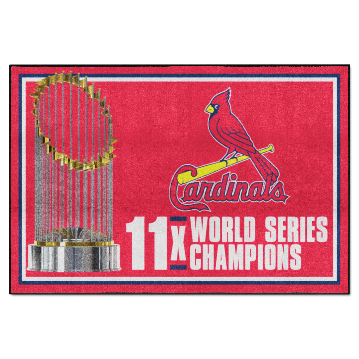 St. Louis Cardinals Dynasty 5ft. x 8 ft. Plush Area Rug