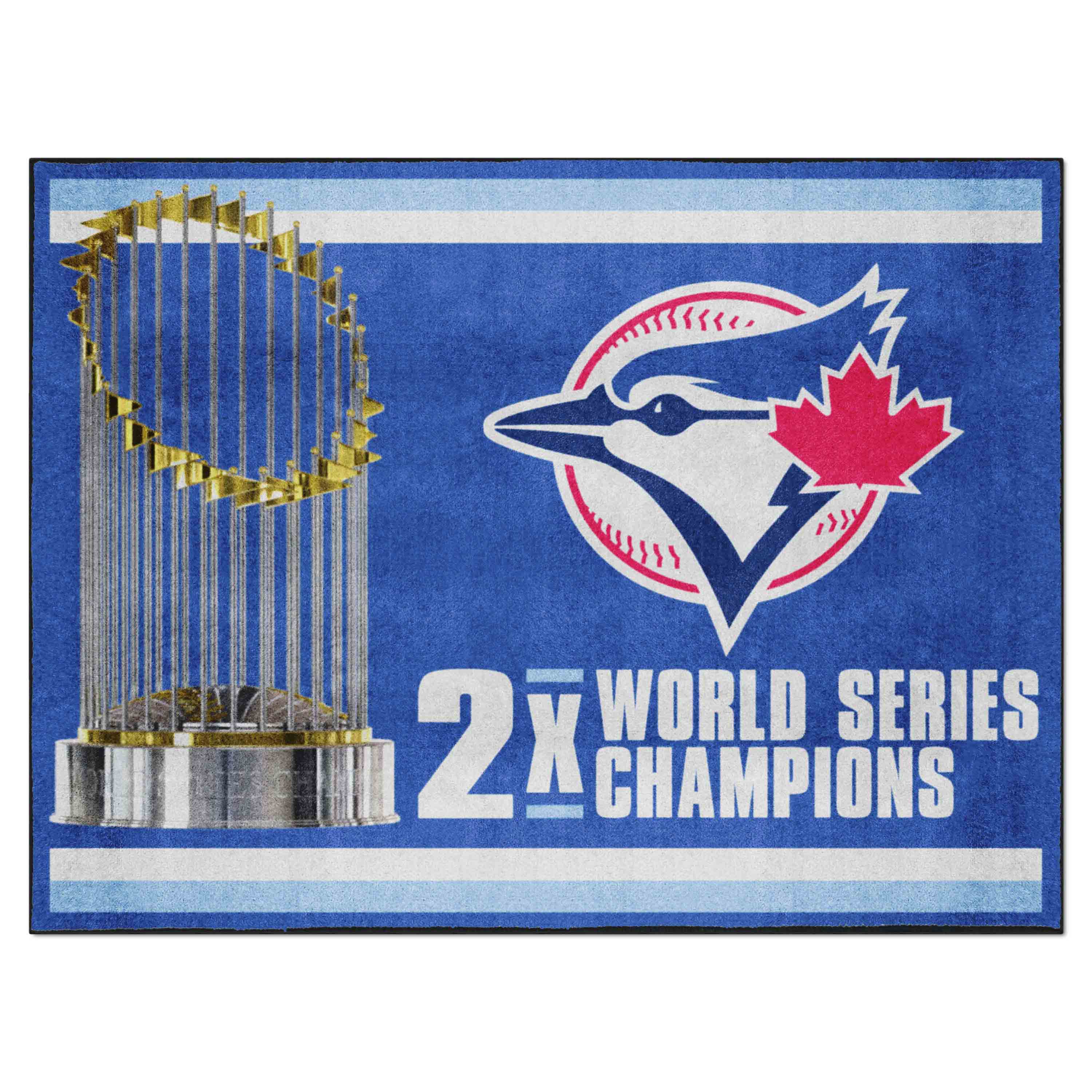 Toronto Blue Jays Dynasty 8ft. x 10 ft. Plush Area Rug