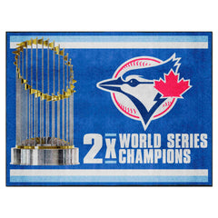 Toronto Blue Jays Dynasty 8ft. x 10 ft. Plush Area Rug