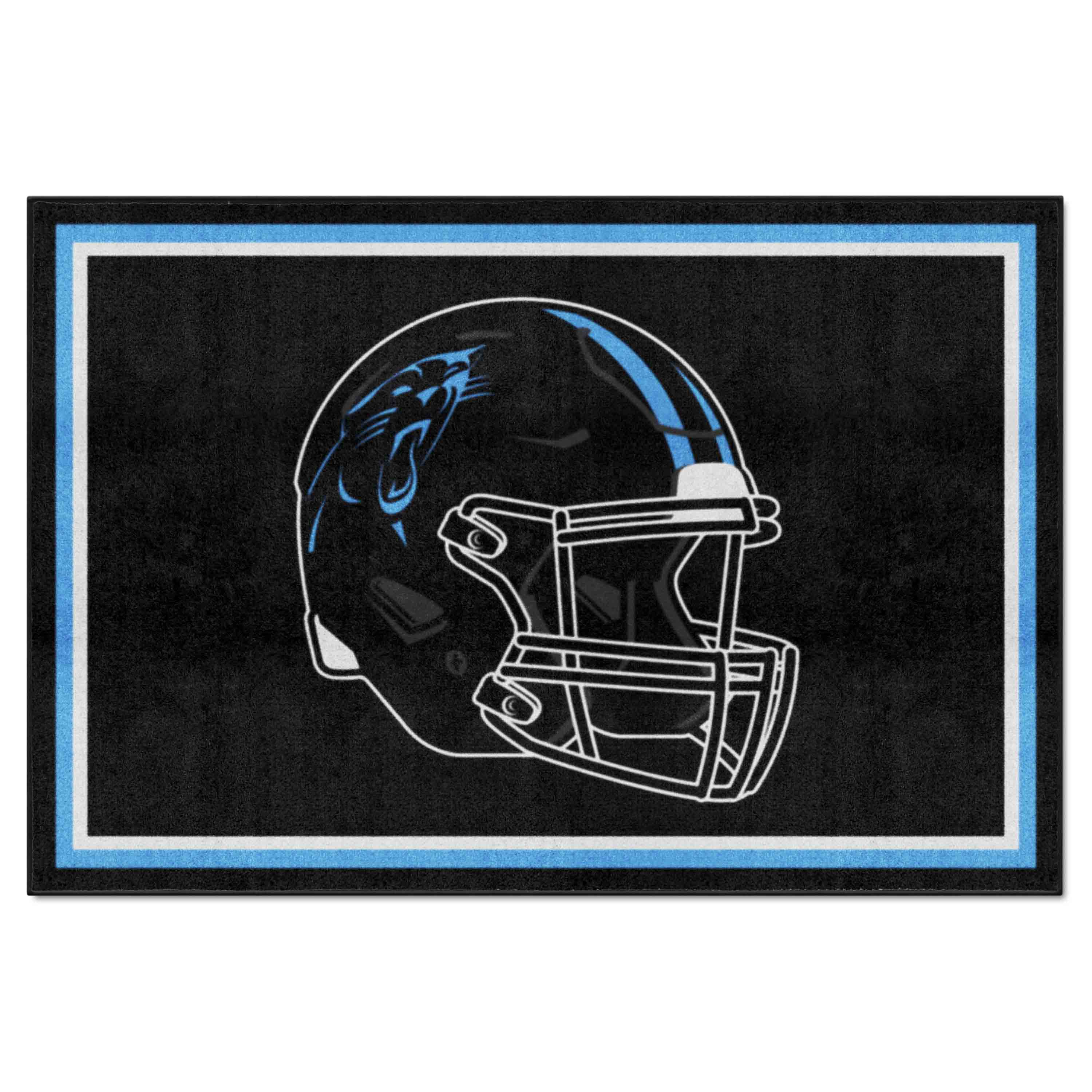 Carolina Panthers 5ft. x 8 ft. Plush Area Rug - Carolina Panthers