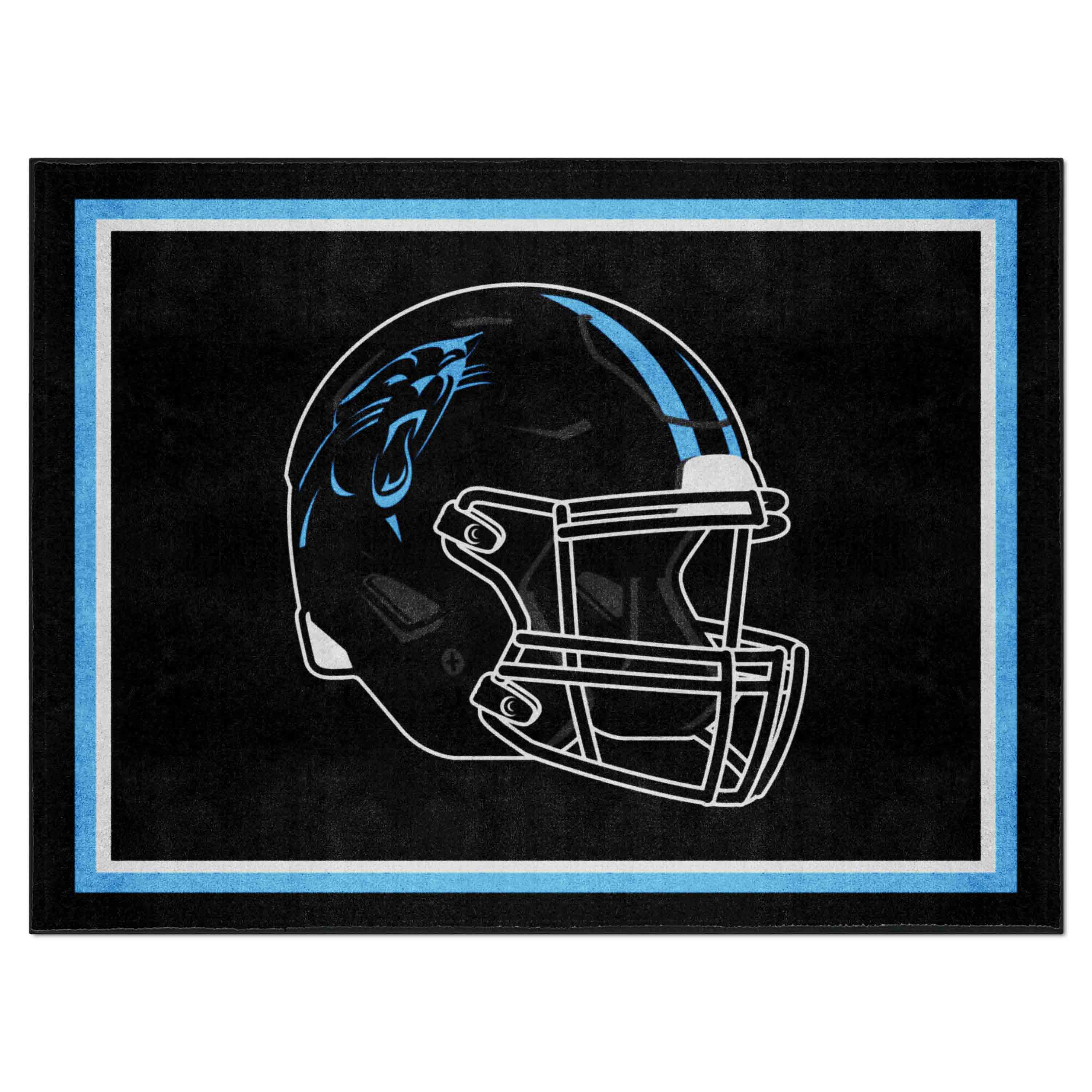 Carolina Panthers 8ft. x 10 ft. Plush Area Rug