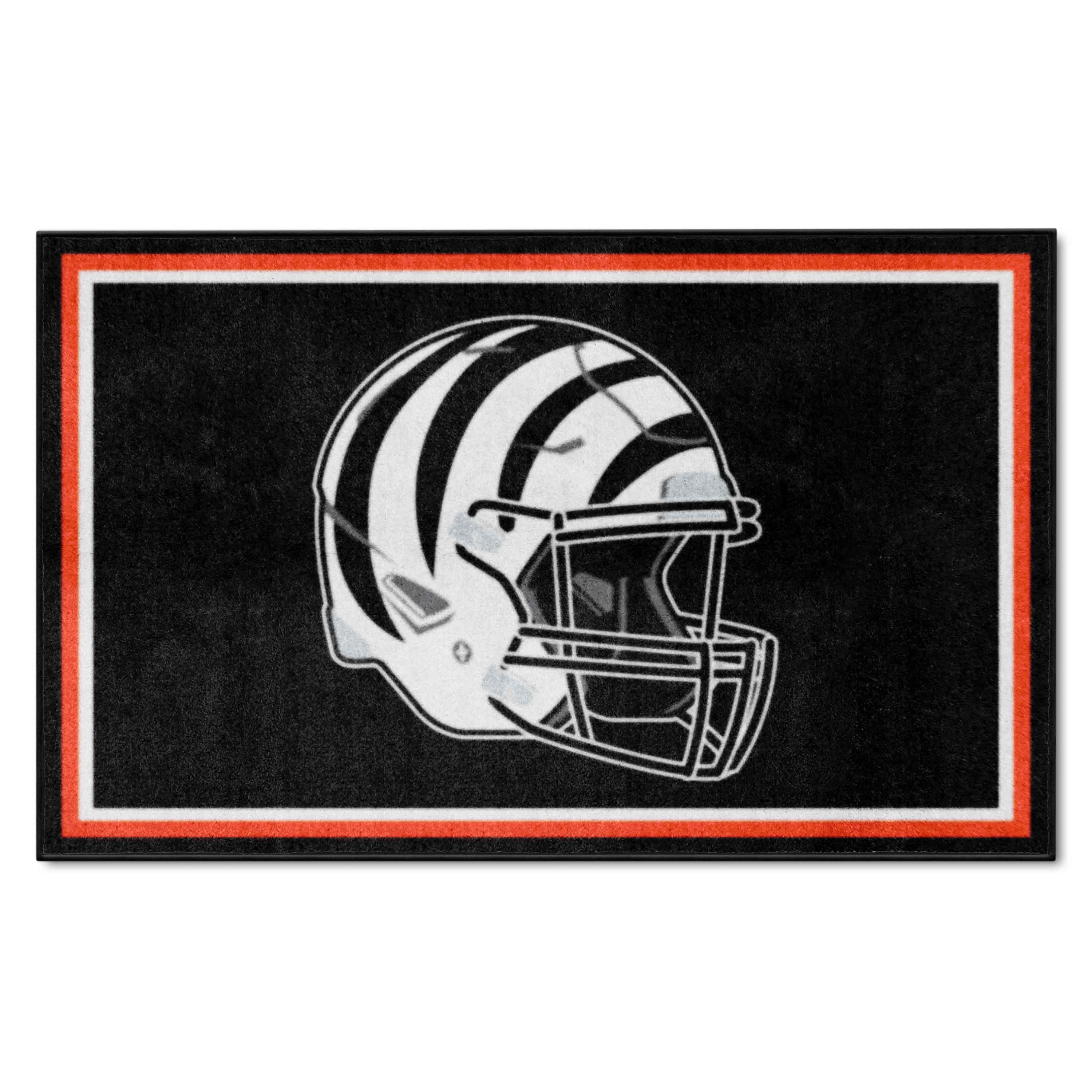 Cincinnati Bengals 4ft. x 6ft. Plush Area Rug - Cincinnati Bengals