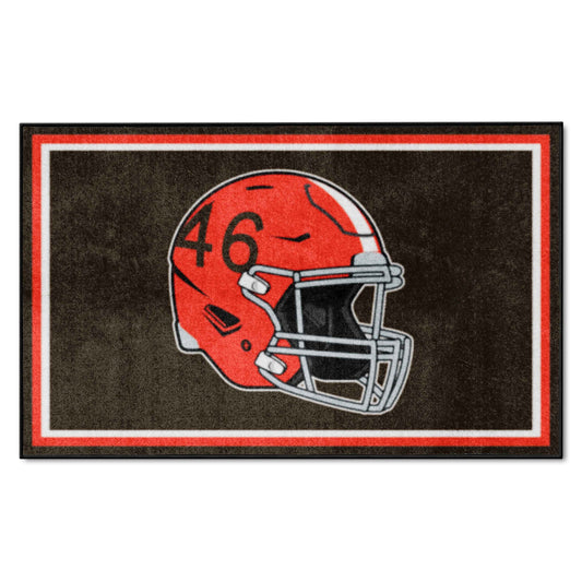 Cleveland Browns 4ft. x 6ft. Plush Area Rug