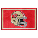 San Francisco 49ers 4ft. x 6ft. Plush Area Rug