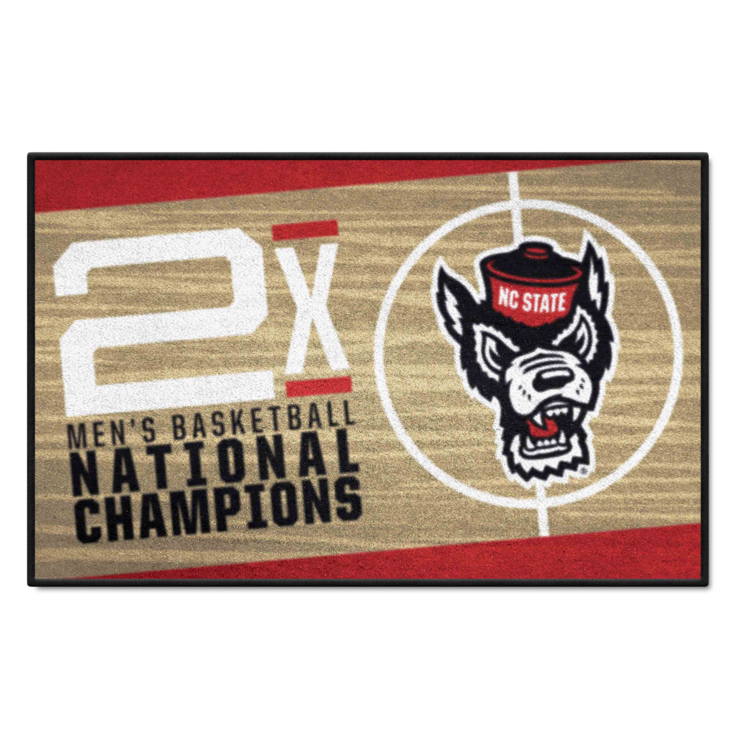 NC State Wolfpack Dynasty Starter Mat Accent Rug - 19in. x 30in. - NC State