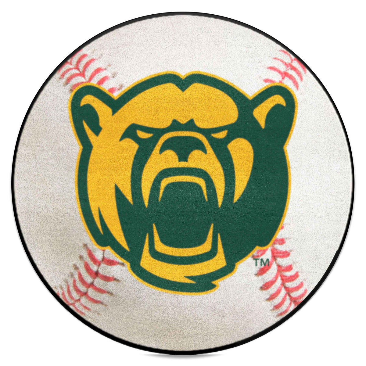 Baylor Bears Baseball Rug - 27in. Diameter - Baylor