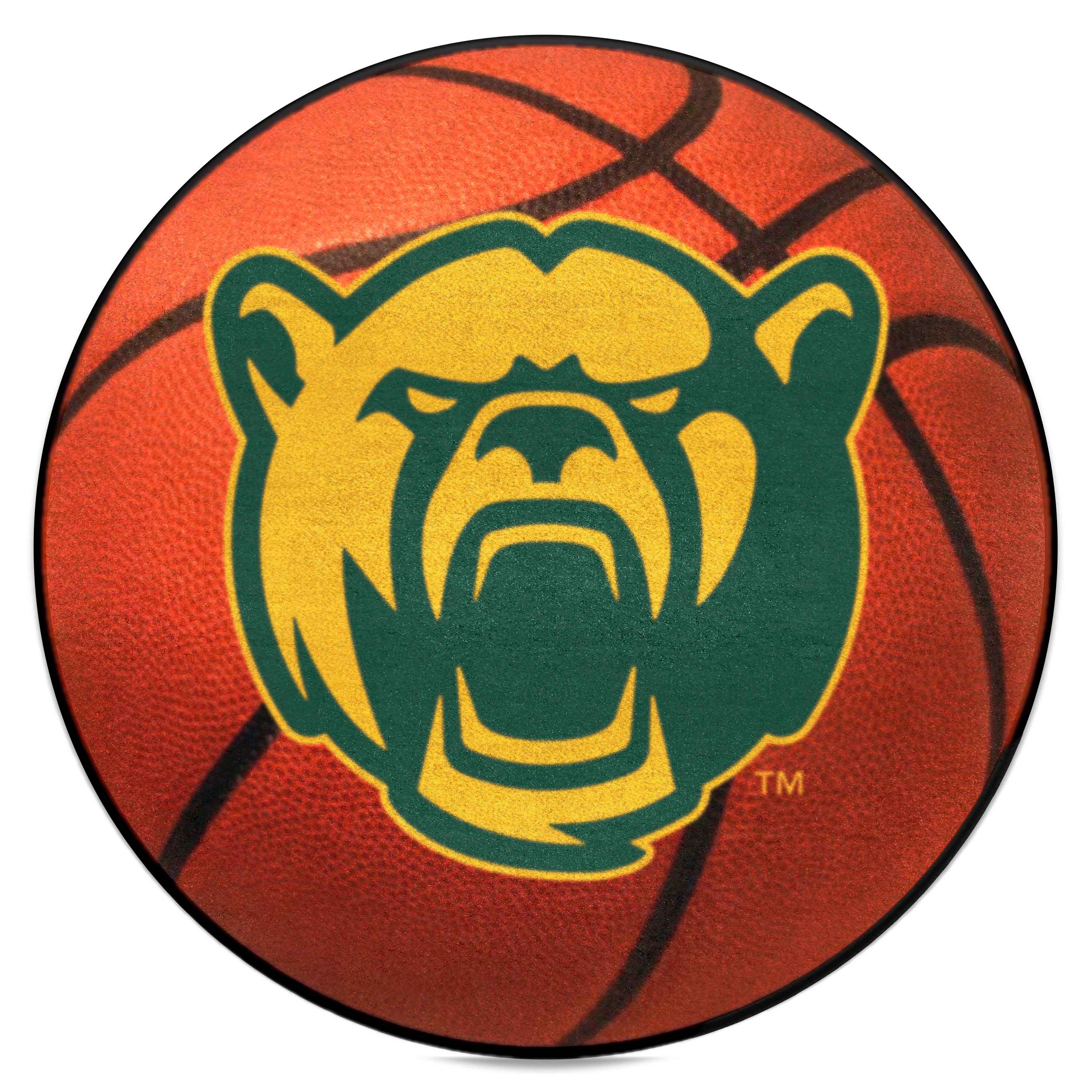 Baylor Bears Basketball Rug - 27in. Diameter