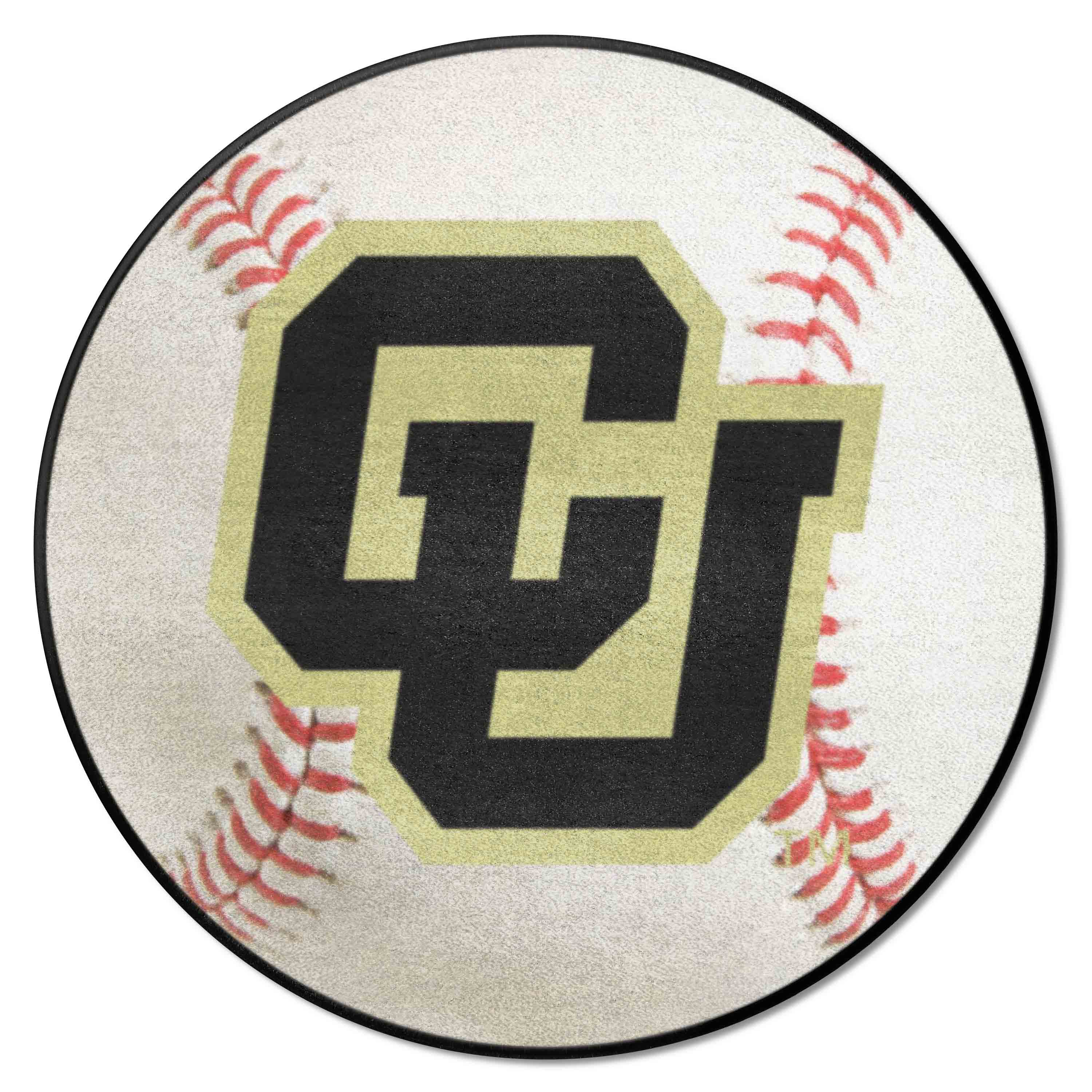 Colorado Buffaloes Basketball Rug - 27in. Diameter