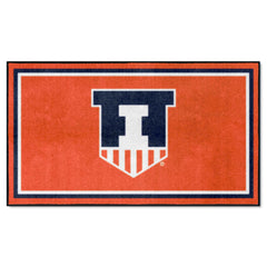 Illinois Illini 3ft. x 5ft. Plush Area Rug