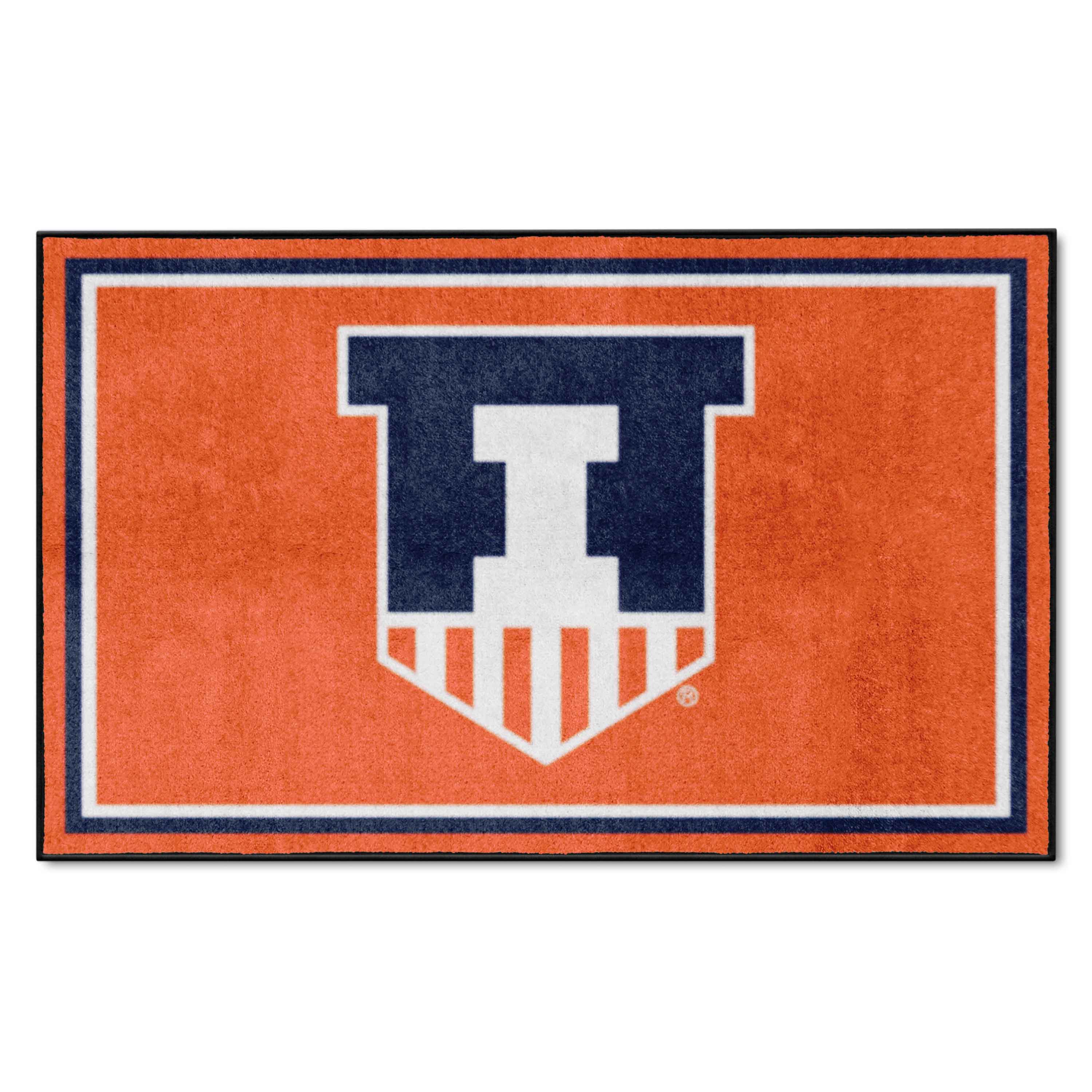 Illinois Illini 4ft. x 6ft. Plush Area Rug