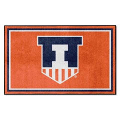 Illinois Illini 4ft. x 6ft. Plush Area Rug