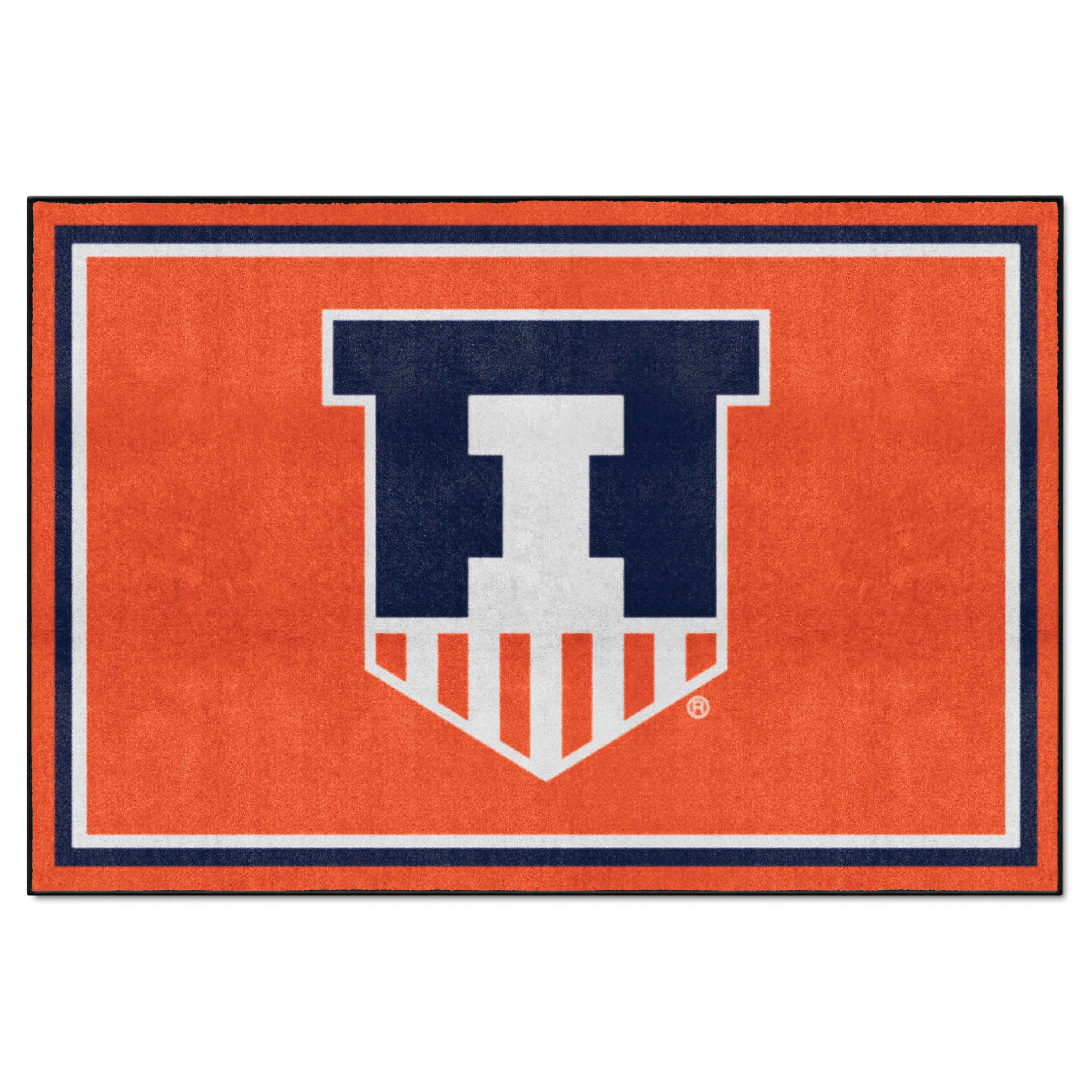 Illinois Illini 5ft. x 8 ft. Plush Area Rug