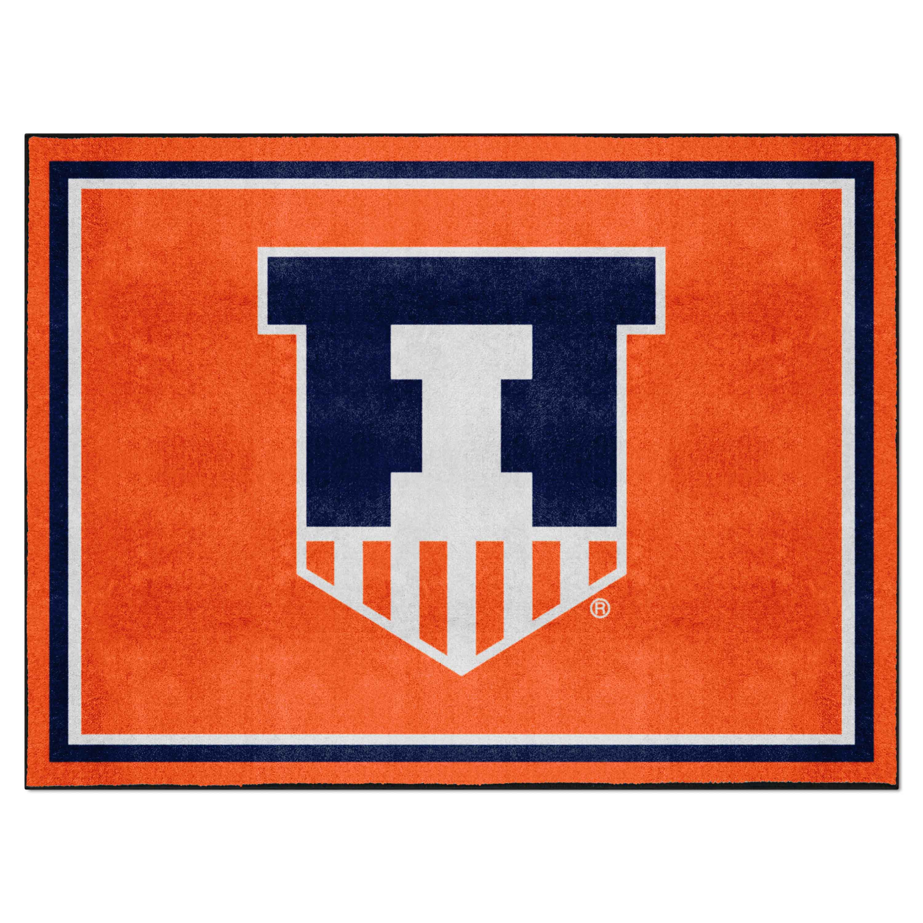 Illinois Illini 8ft. x 10 ft. Plush Area Rug