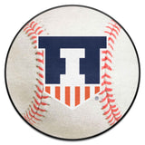 Illinois Illini Baseball Rug - 27in. Diameter