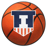 Illinois Illini Basketball Rug - 27in. Diameter