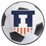 Illinois Illini Soccer Ball Rug - 27in. Diameter