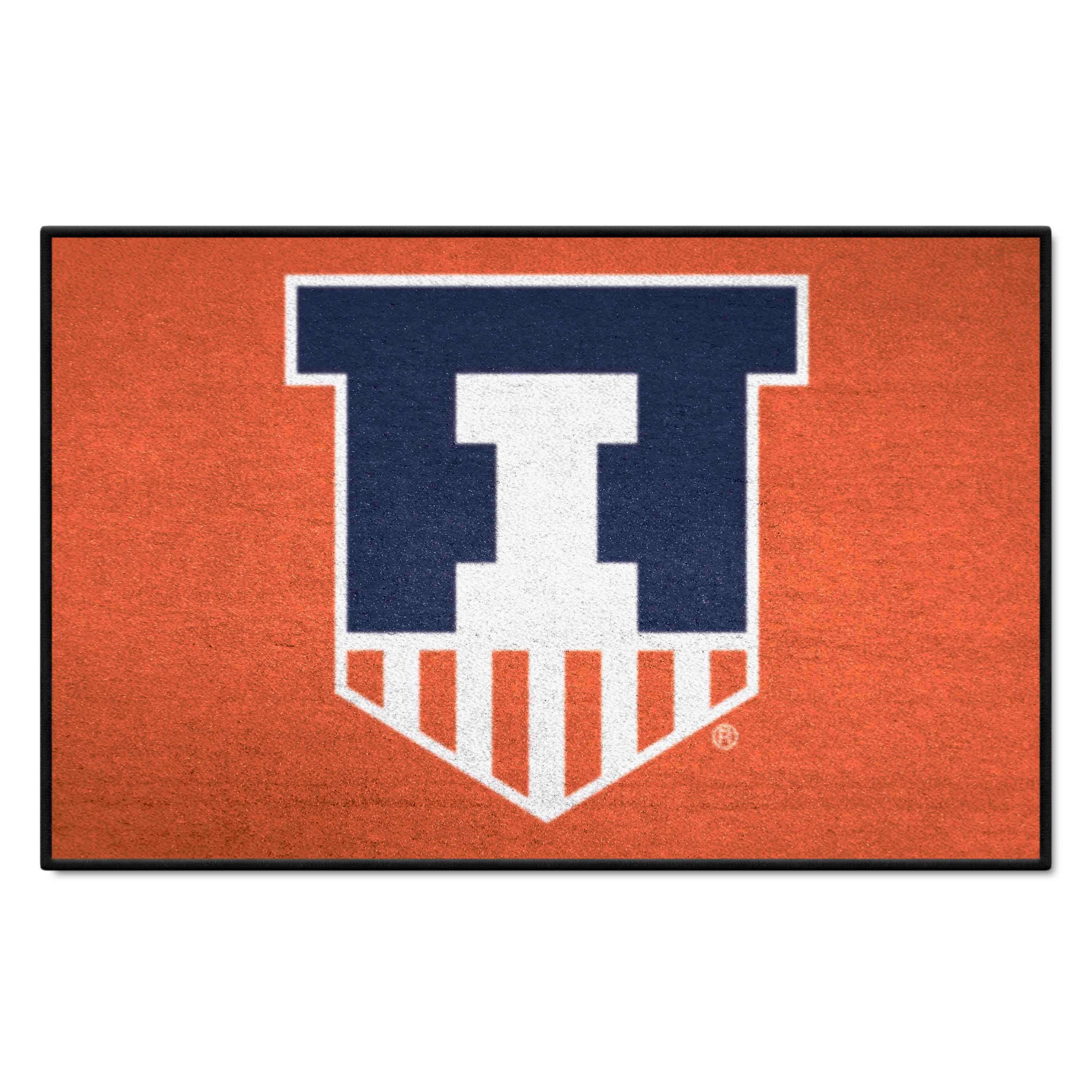 Illinois Illini Starter Mat Accent Rug - 19in. x 30in.