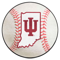 Indiana Hooisers Baseball Rug - 27in. Diameter