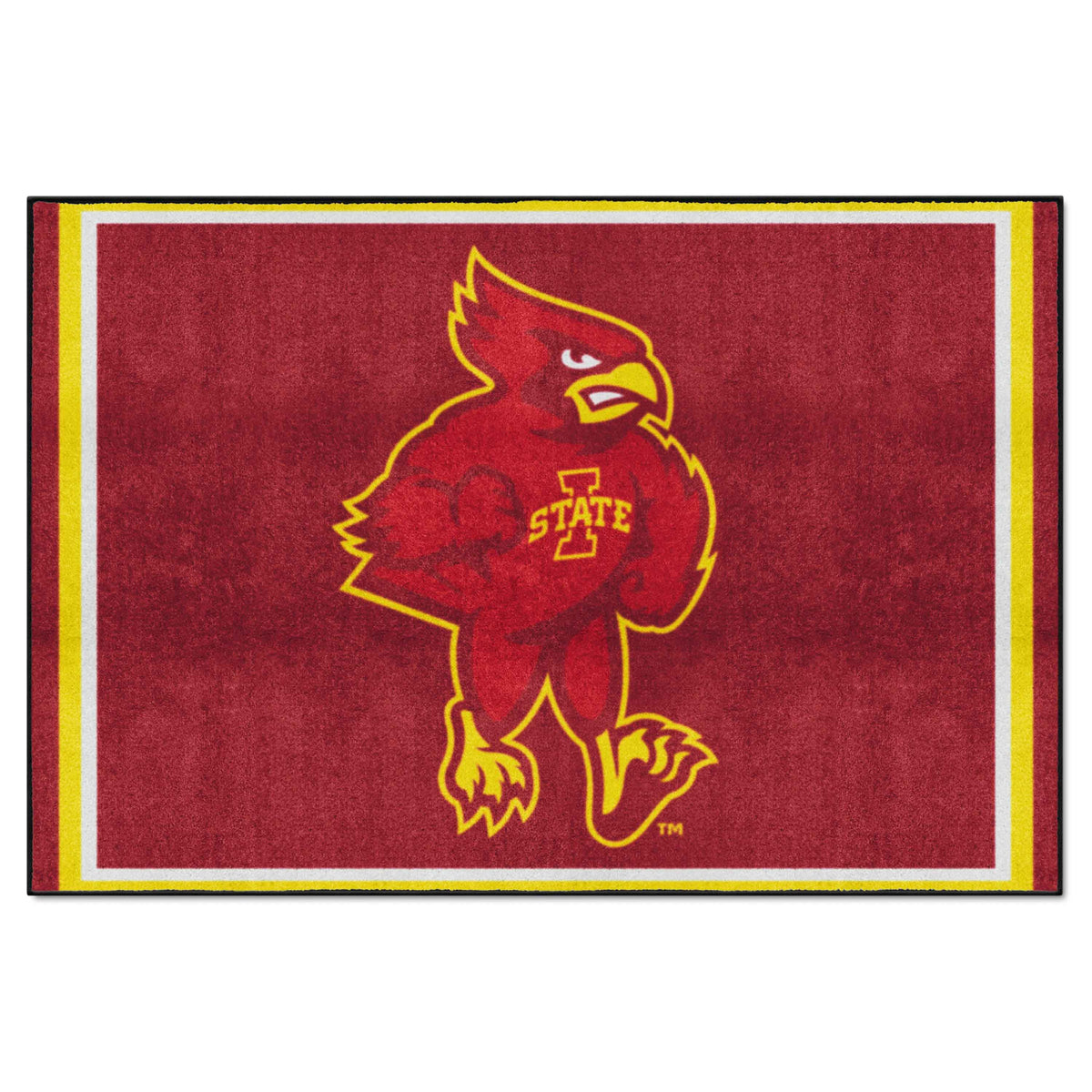 Iowa State Cyclones 5ft. x 8 ft. Plush Area Rug