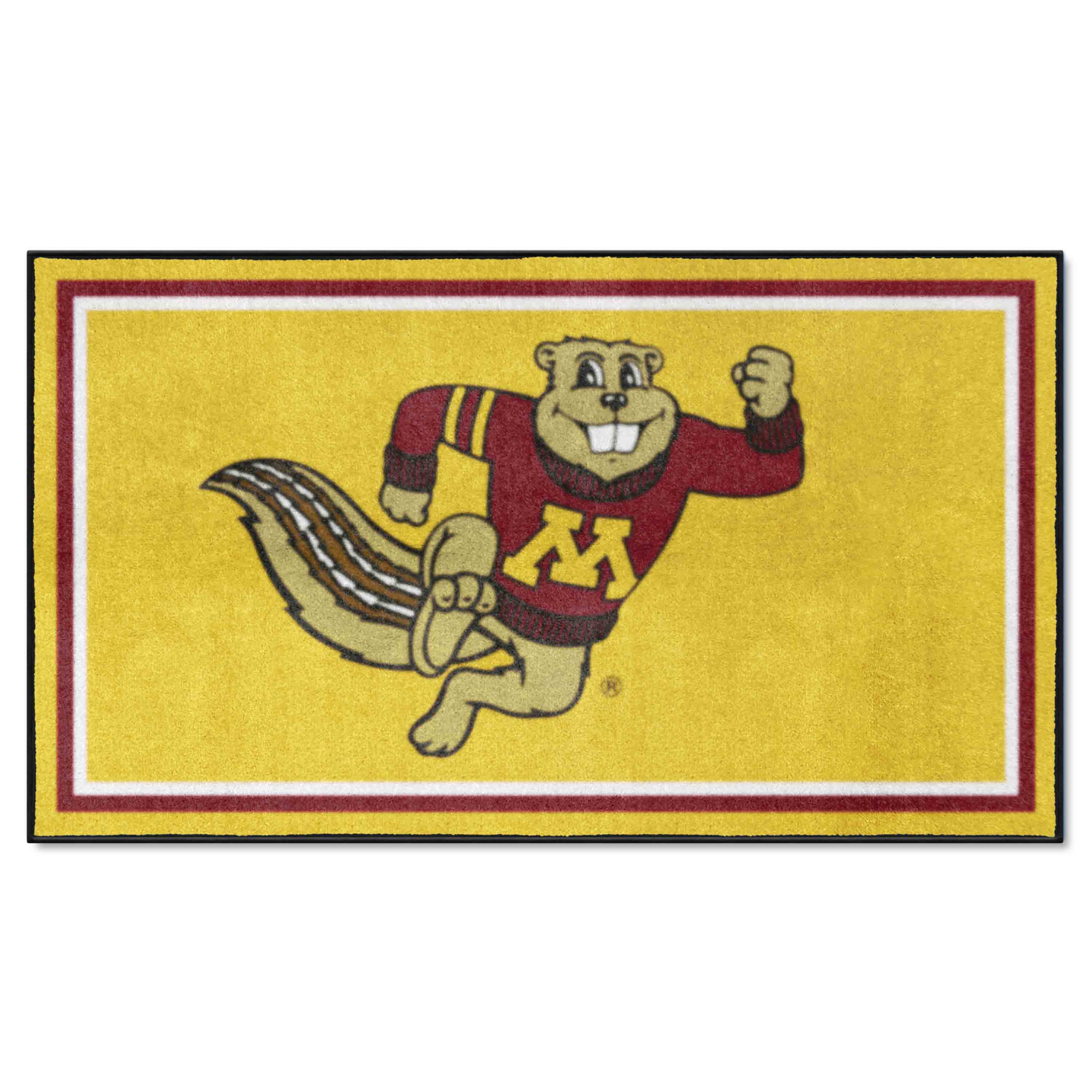 Minnesota Golden Gophers 3ft. x 5ft. Plush Area Rug