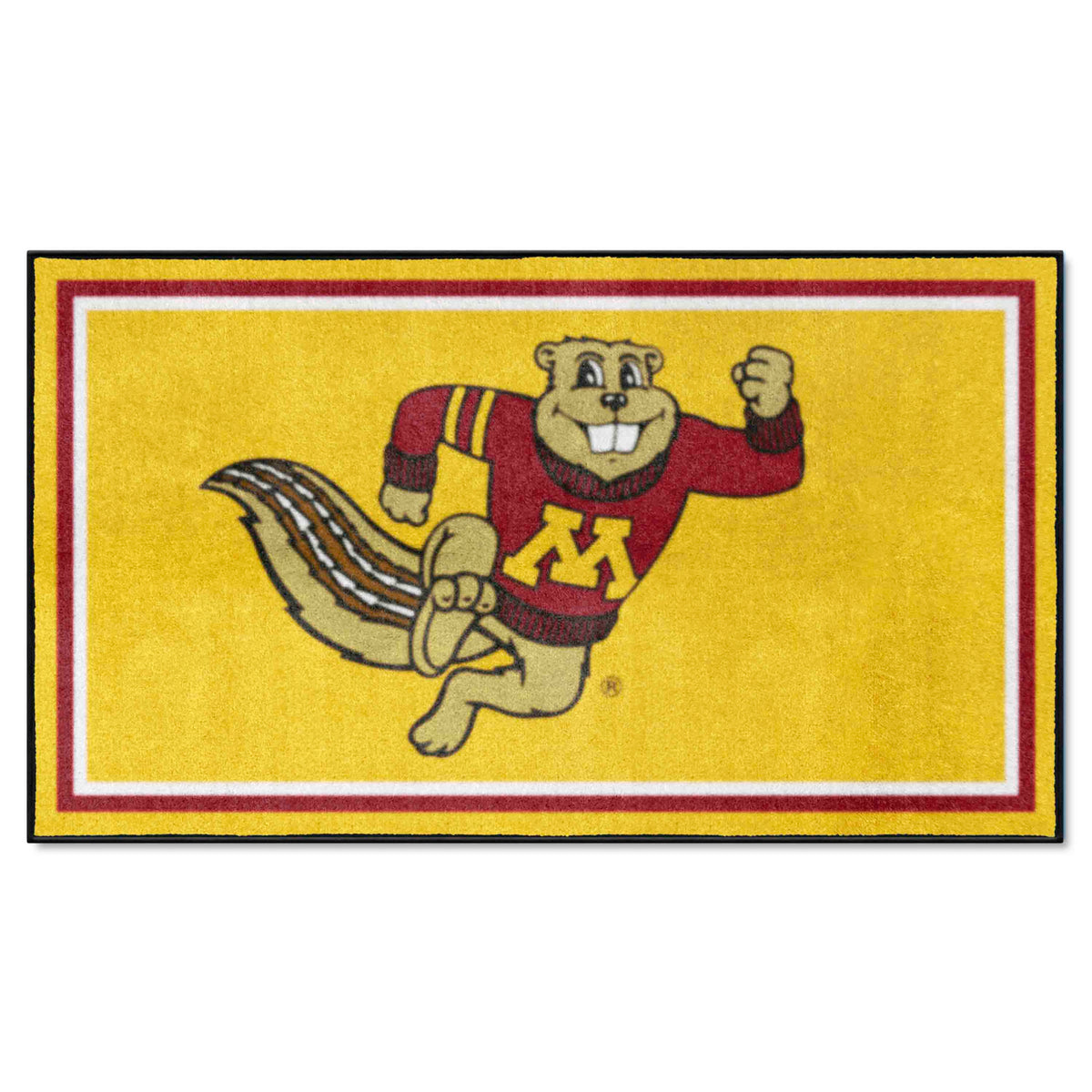 Minnesota Golden Gophers 3ft. x 5ft. Plush Area Rug