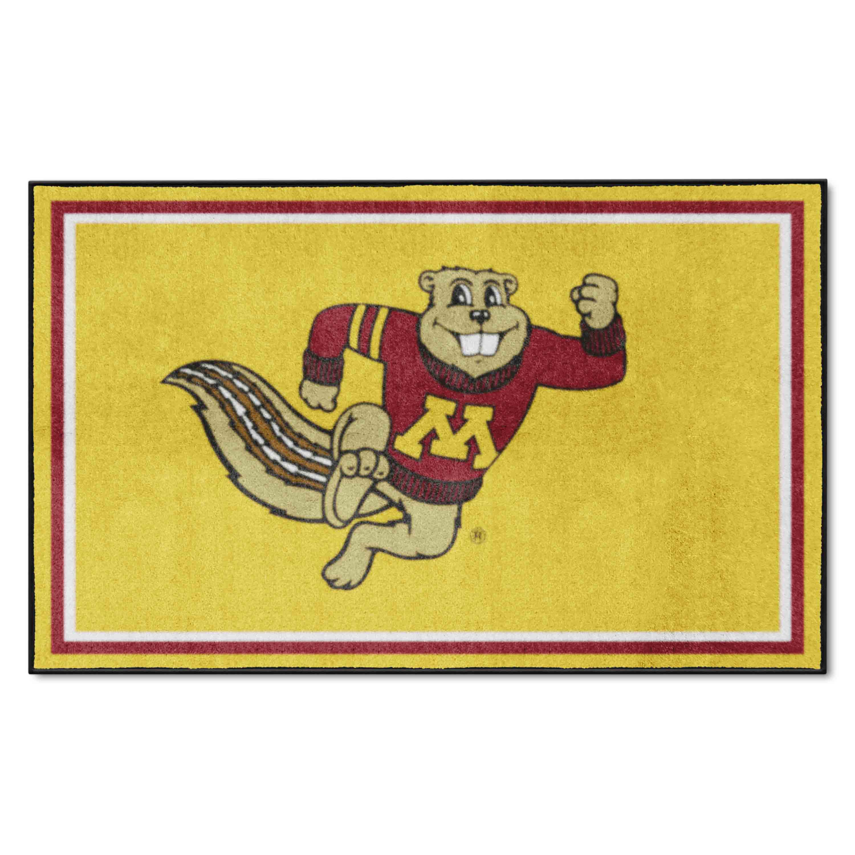 Minnesota Golden Gophers 4ft. x 6ft. Plush Area Rug - Minnesota