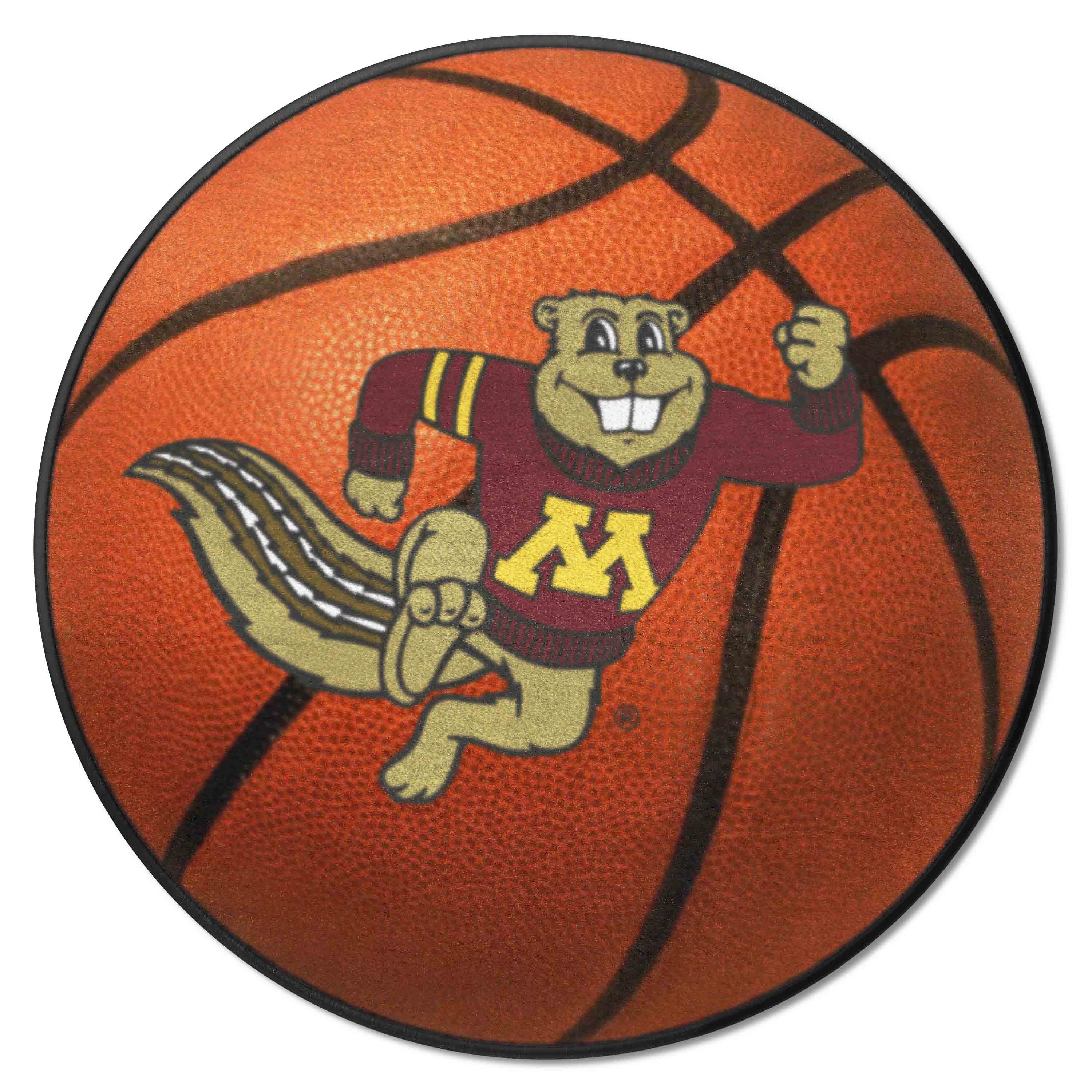 Minnesota Golden Gophers Basketball Rug - 27in. Diameter