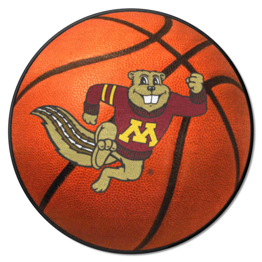 Minnesota Golden Gophers Basketball Rug - 27in. Diameter