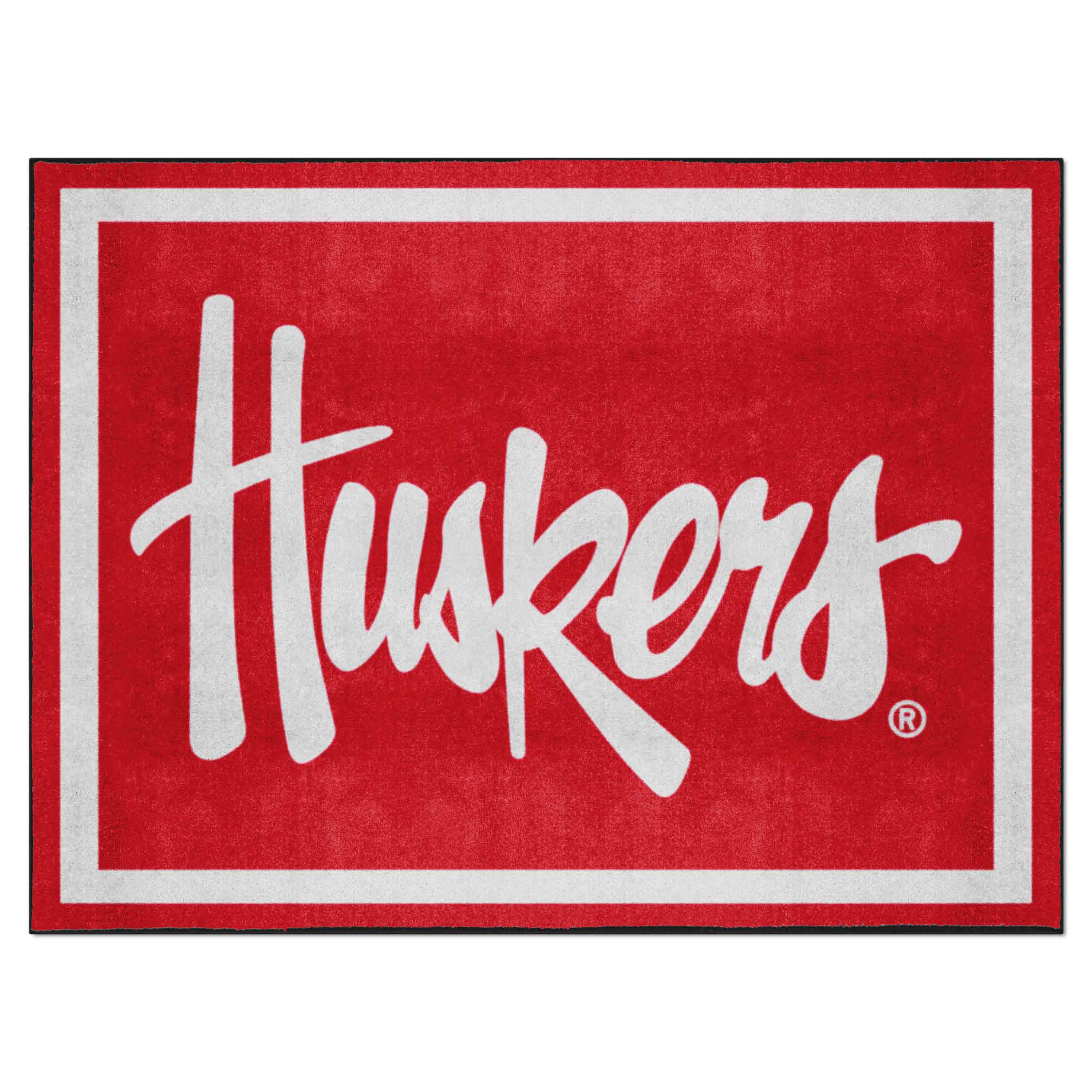 Nebraska Cornhuskers 8ft. x 10 ft. Plush Area Rug