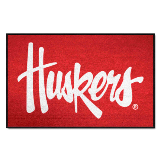 Nebraska Cornhuskers Starter Mat Accent Rug - 19in. x 30in.