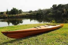 23" X 206" X 13" Wooden Kayak 1 Person