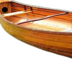 35.5" X 216" X 27" Wooden Canoe - Homeroots