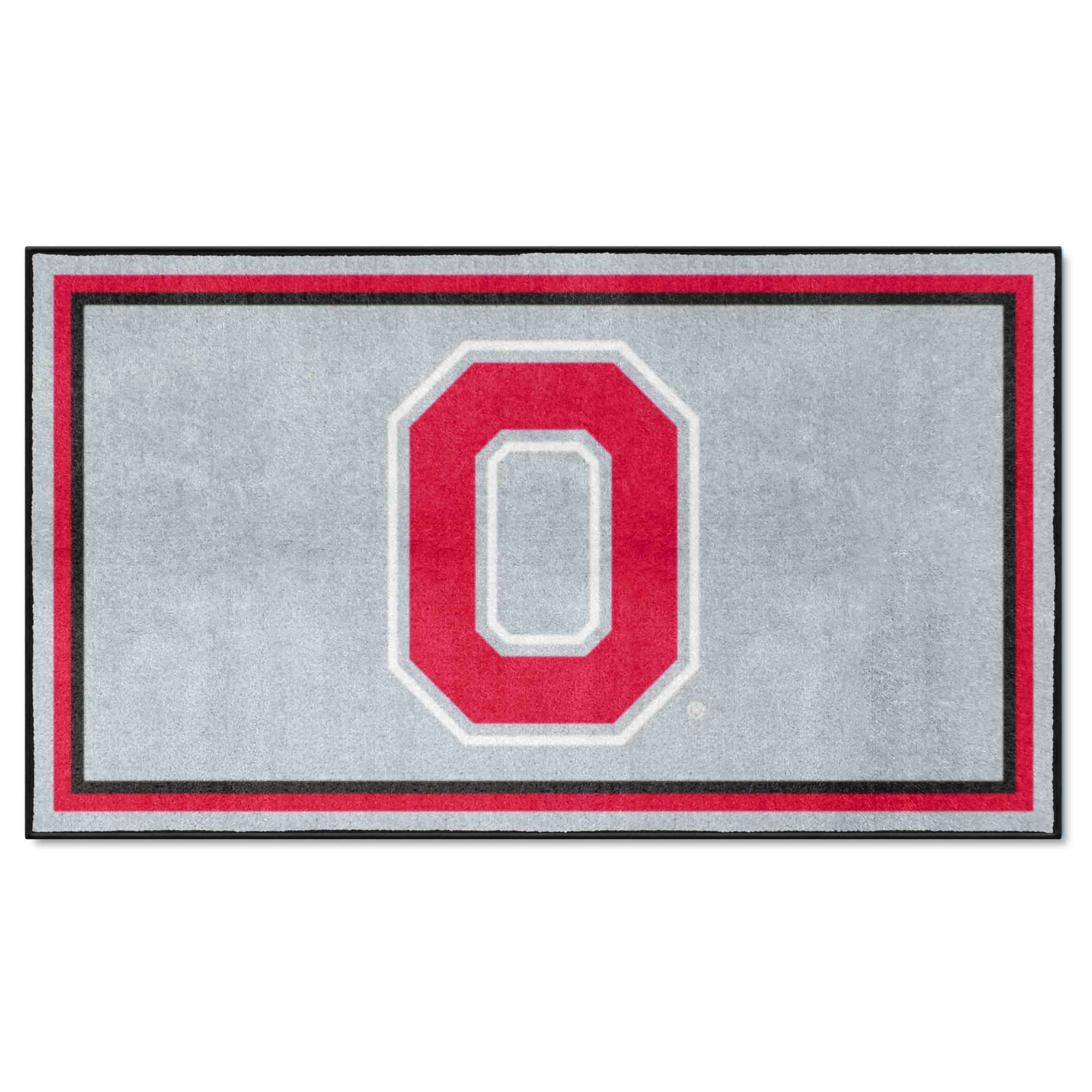 Ohio State Buckeyes 3ft. x 5ft. Plush Area Rug