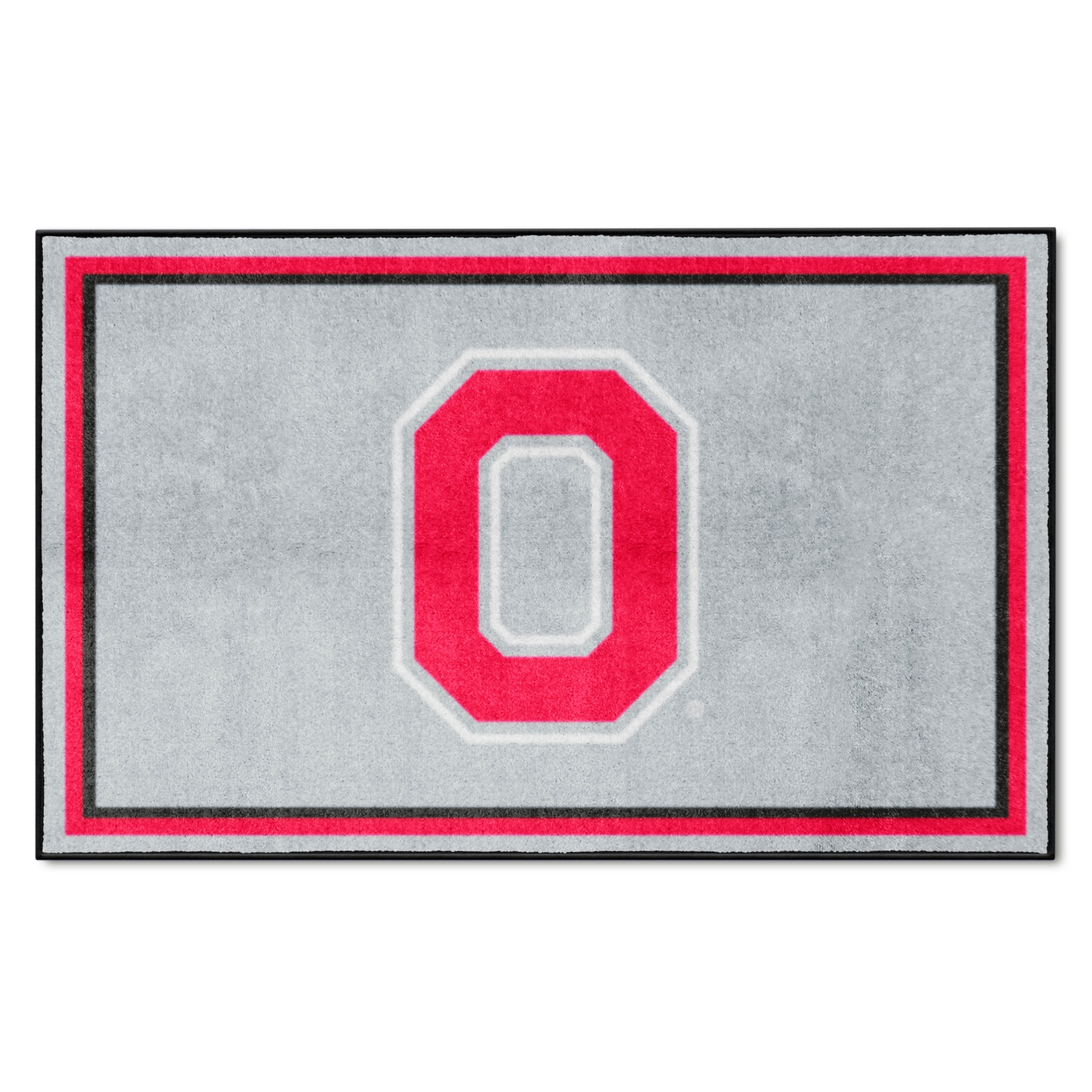 Ohio State Buckeyes 4ft. x 6ft. Plush Area Rug