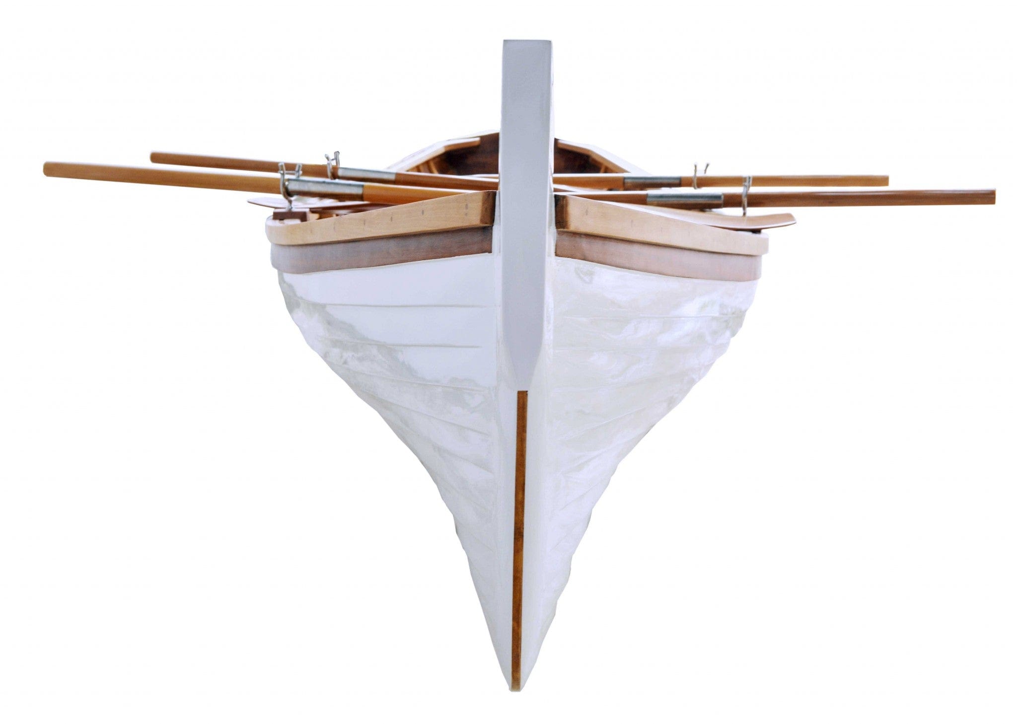 41" X 147.5" X 27.5" Clinker Built Whitehall Row Boat - Homeroots