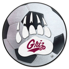 Montana Grizzlies Soccer Ball Rug - 27in. Diameter