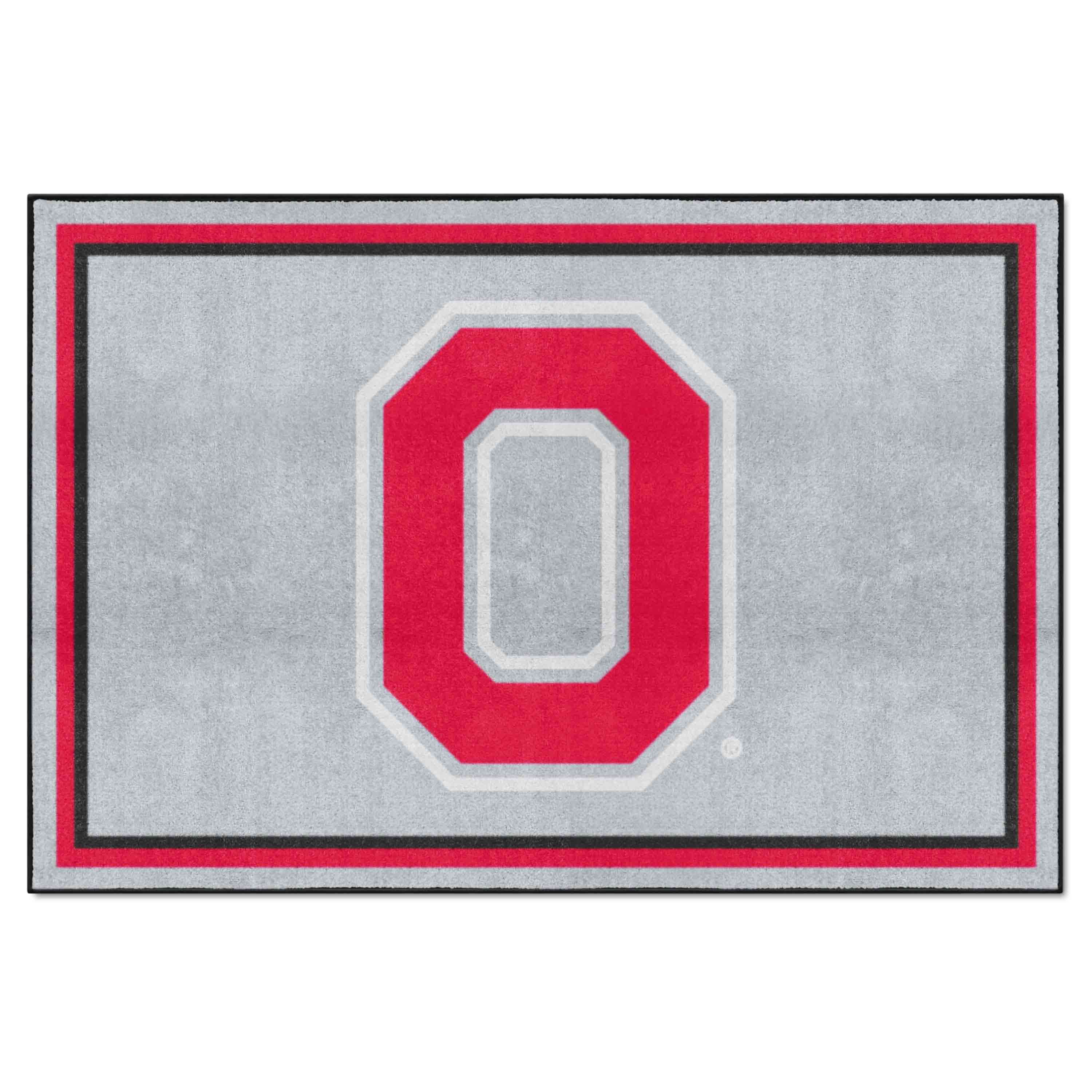 Ohio State Buckeyes 5ft. x 8 ft. Plush Area Rug