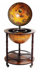 22" X 22" X 37" Globe Drink Cabinet