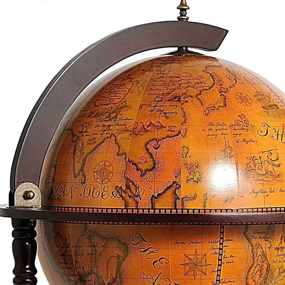 22" X 22" X 37" Globe Drink Cabinet