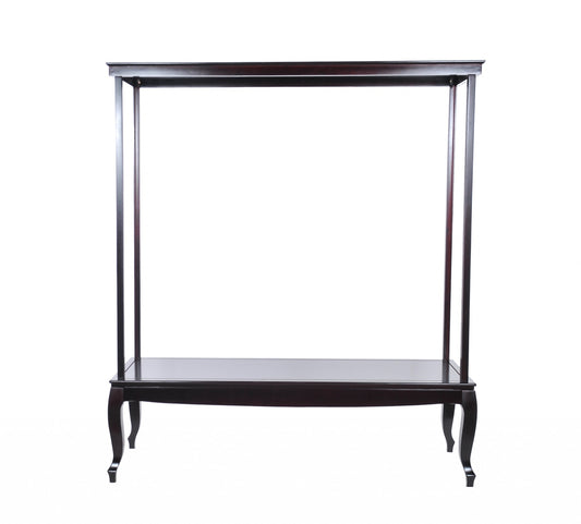 23" Dark Brown Glass Standard Display Stand