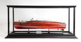 14" X 37.5" X 15" Display Case For Speed Boat