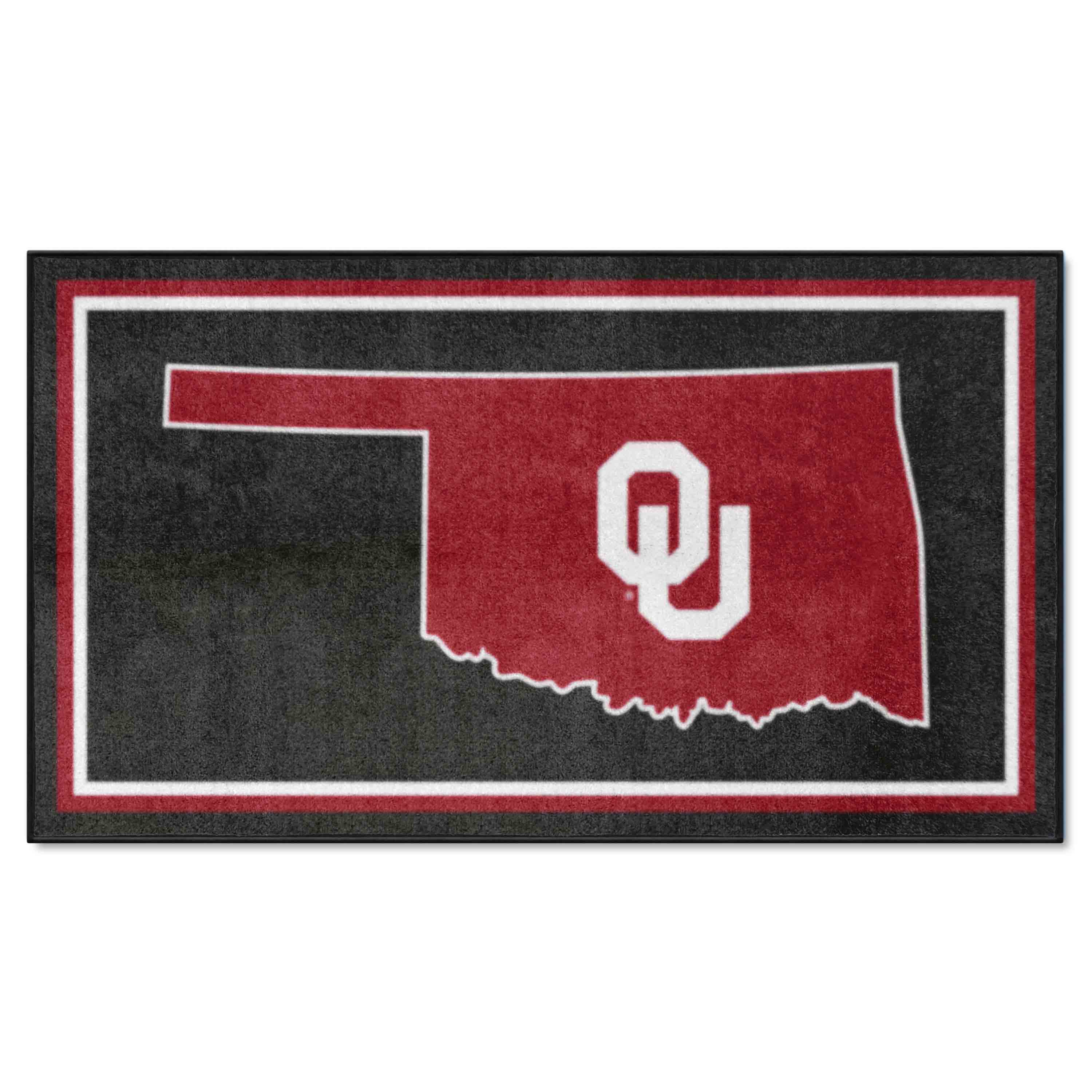 Oklahoma Sooners 3ft. x 5ft. Plush Area Rug