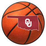 Oklahoma Sooners Basketball Rug - 27in. Diameter