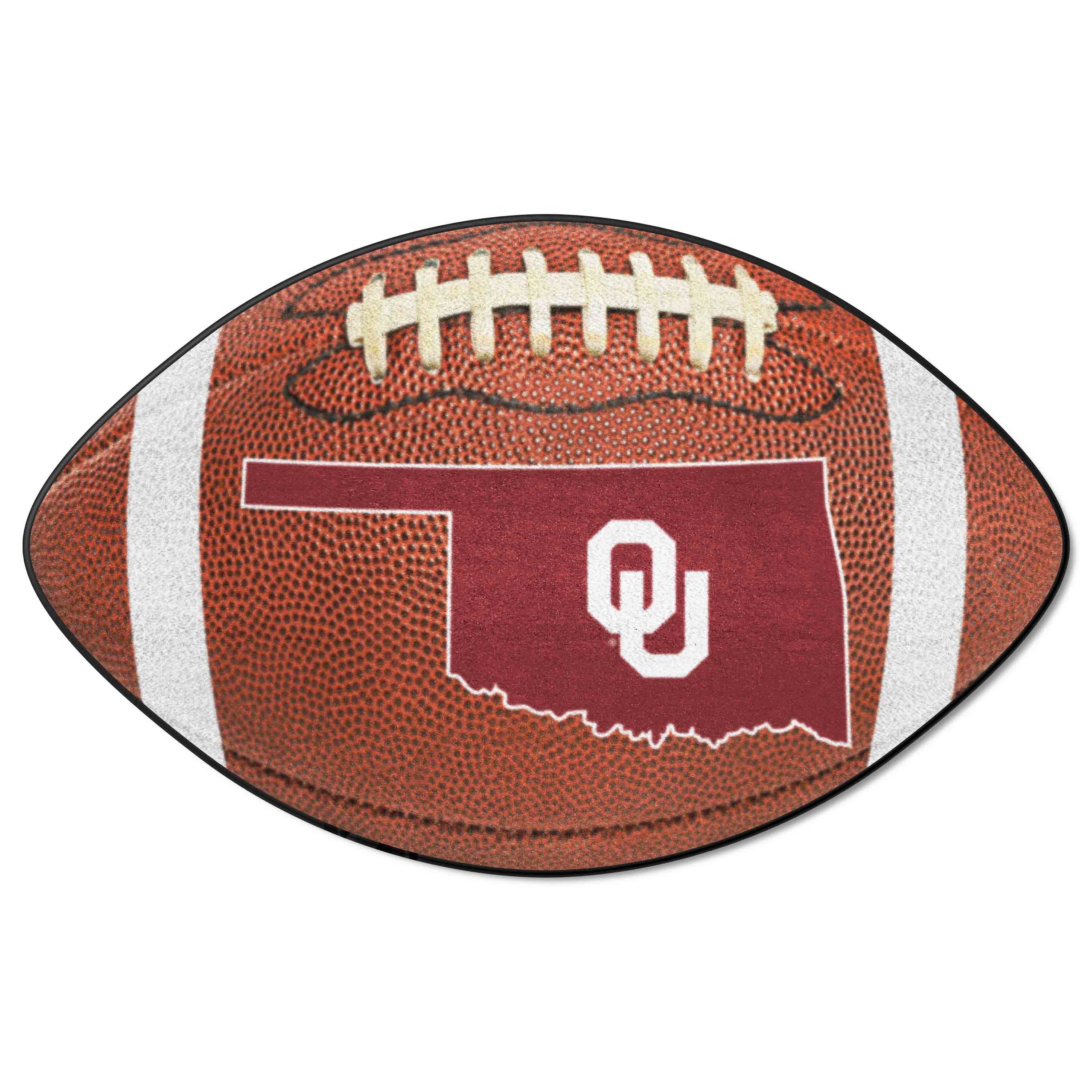 Oklahoma Sooners  Football Rug - 20.5in. x 32.5in.