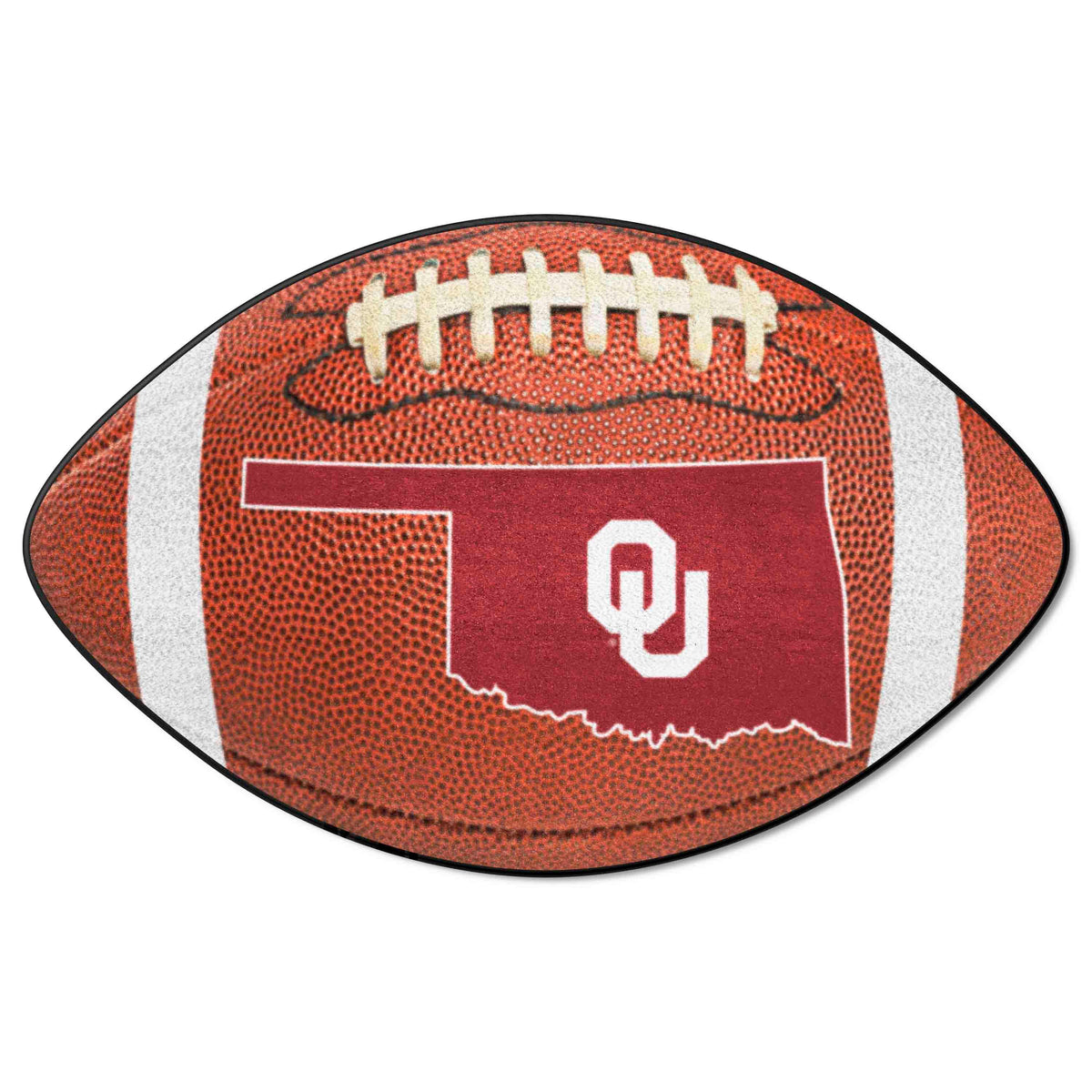 Oklahoma Sooners  Football Rug - 20.5in. x 32.5in.