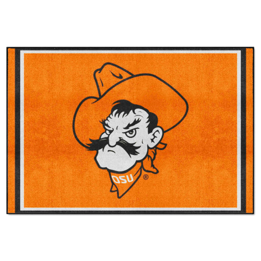 Oklahoma State Cowboys 5ft. x 8 ft. Plush Area Rug