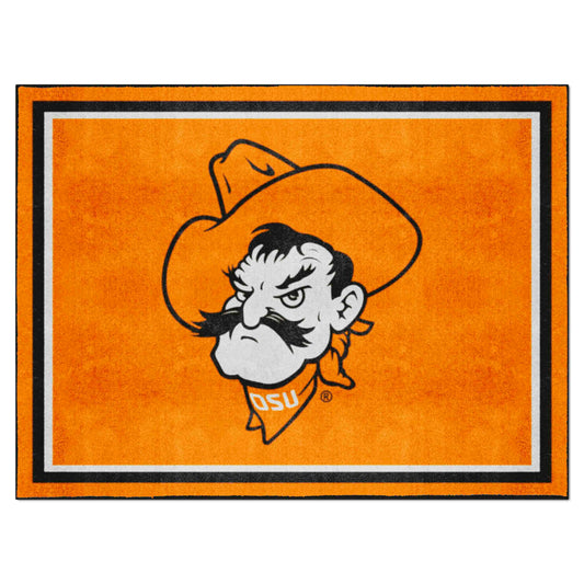 Oklahoma State Cowboys 8ft. x 10 ft. Plush Area Rug - Oklahoma State