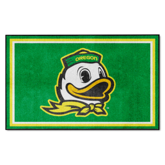 Oregon Ducks 4ft. x 6ft. Plush Area Rug